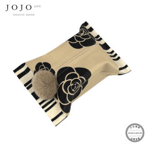 Luxurious Fabric Tissue Box Cover Small Fragrance Style for Car Use European Vintage Style Room Bathroom Vehicle Tissue Cover
