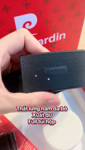 THĂT LƯNG NAM DA BÒ CAO CẤP LỊCH SƯ TRẺ TRUNG – HÀNG piere XUẤT DƯ