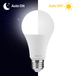 AC110V/220V Day Night Light Auto ON OFF 15W LED E27 Light Control Sensor Light Bulb Smart Lamp For Outdoor Garden Patio Porch