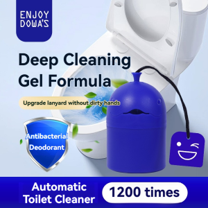 1 Bottle Automatic Toilet Cleaner "Toilet Whale" with Portable Design 200G Gel Slow-Release Cleaning