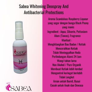 SABEA WHITENING DEODORAN SPRAY MENCERAHKAN KETIAK MENGATAZI BAU BADAN