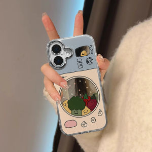 Sup&LV | Apple 16 Womens New Mobile Phone Case Built-In Mirror Ultra-Thin Cute Creative Protective Cover Acrylic Material Environmentally Friendly