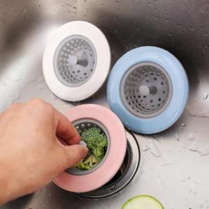 Saringan Wastafel Dapur Silikon Tutup Penyaring Lubang Kotoran Saluran Air Filter