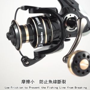 Reel Pancing Spinning Logam 7000 Laut: Alat Memancing Fishing Reel Metal