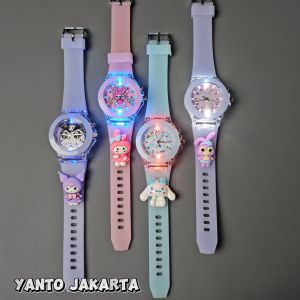 Jam Tangan Anak Perempuan Karakter Kartun Glow In The Dark