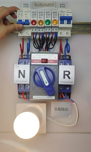 ATS 2P 63A 230V Micro Circuit Breaker Dual Power Automatic transfer switch Auto transfer switch MCB type