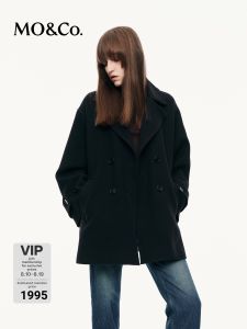 MO&Co. | Wool Double Face Cloak Coat