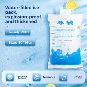 MONLEYTA | Portable Reusable Insulated Ice Bag For Delivery Freshness Preservation Thick PE Material Ideal For Street Vendors And Takeouts
