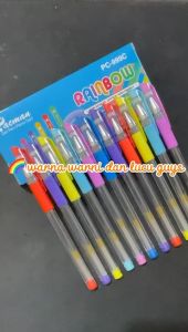 Gel Pen 1 Lusin & Pulpen Gel Smooth 05mm