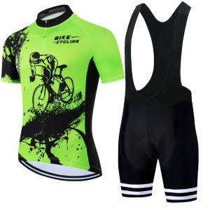 New Pro Team Breathable Summer Cycling Jersey Set Ciclismo Clothing Road Bike Shirts Suit Bicycle Bib Shorts MTB Maillot Culotte