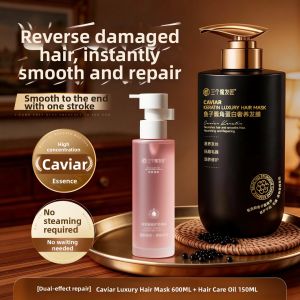 SANGEMOFAJIANG | Caviar Hair Mask for Damaged Hair Repair Moisturizing and Smoothing