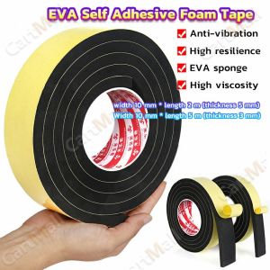 EVA Thicken Self Adhesive Foam Tape Door Sealing Strip Noise Insulation Anti-Collision Window Super Strong 5m/2m