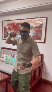 นกอินทรีทหาร เสื้อเชิ้ตแขนยาวแห้งเร็วเสื้อผ้าผู้ชายไซส์ยุโรปใหญ่เกินไป 5.11 รุ่น