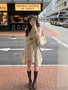 XUECAIQI | Spring Casual Stylish Slender British Style Women Vest and Skirt Set