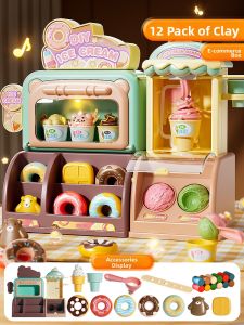 XIDIQI | Safe Ice Cream Shop Playset Modeling Clay
