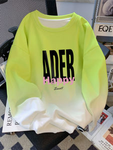 Gradient Color Loose Womens Hoodie Korean Style Casual Top Comfortable Fit Autumn Spring Fashion Trendy Brand Streetwear