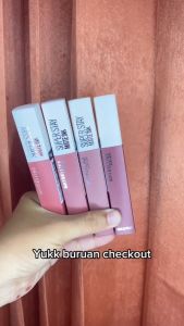 Lipstik Maybelline Lip Cream Super Stay matte tahan lama waterprof anti air