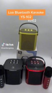 Loa Karaoke M83 kèm 2 mic loa không dây karaoke mini bass khủng pin trâu