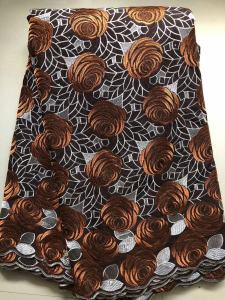 Newest Swiss Cotton Voile Lace Fabric Embroidery 2024 High Quality African Guipure Cotton Lace 5 Yards For Women Wedding Party