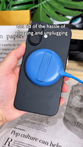 15W Fast Charging Wireless Chargers ABS Magnetic ROHS CE FCC Certification Safety Protection Chargers Phones Holder For Android / iPhone