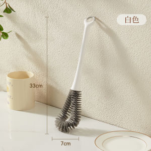 Long Handle Cup Mouth Brush Bottle Cleaning Tool Home Use Water Cup Washing Brush Special Design for Cup And Bottle Cleaning