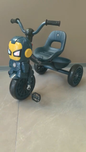 IRONMAN 80% CBU KIDS AGE 2 - 5 YEARS TRICYCLE 3 WHEELS BICYCLE BIG TYRE MUSIC SONG MELODY COLOURFUL LED LIGHT BOYS GIRLS