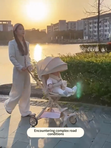 FLYBB Baby Foldable  Stroller For Baby Lightweight Stroller Lightweight Foldable Sunshade Stroller