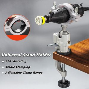 360° Rotating Table Bench Clamp Vise Electric Drill Rack Support Stand Holder Multifunctional Bracket For GrinderRotary Tool