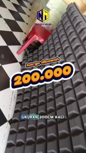 BUSA PEREDAM SUARA MODEL SQUARE 200x100x5cm / BUSA PEREDAM SUARA MODEL BLOK COKLAT