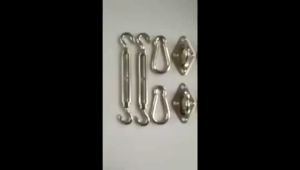 Stainless Steel Hardware Kit Shade Sail Hardware for Square/Rectangle/Triangle Sun Shade Mounting Hanging Installation