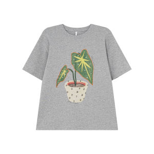 Simple Loose Lazy Style Leisure Short Sleeve T-shirt