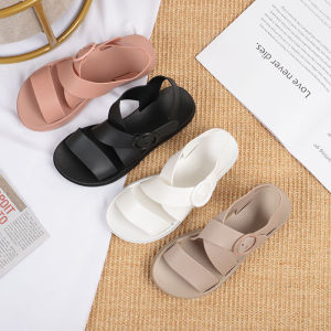 680 รองเท้าเกาหลี รองเท้าแฟชั่น รองเท้าผู้หญิง รองเท้าแตะ รองเท้ารัดส้น รองเท้าสวมใส่สบาย มี 3 สี