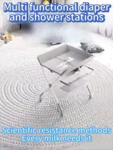 Babe GO  baby care tableDiaper table  multi-function foldable baby touch table Bath newborn diaper change