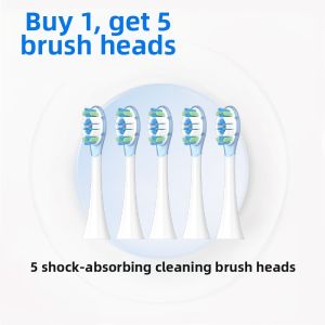 Suning Selected Electric Toothbrush Heads Compatible with Xiaomi MES609 Vibration Sweeping Shock Absorption MIJIA Toothbrush Heads