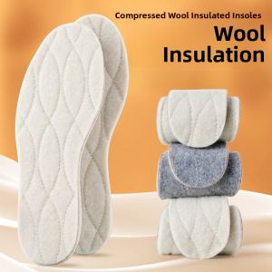 XIANZHAO | Winter Thickened Wool Shoe Insoles Deodorant Fragrant Artemisia Absorbent Breathable Integrated Fur And Wool Anti-Odor Type