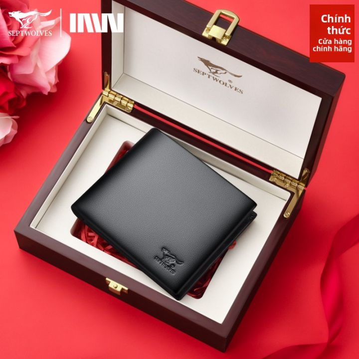 SEPTWOLVES | Quà Tặng Thực Dụng Ngày của Cha Ví Da Nam | Lazada.vn