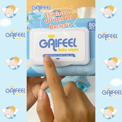 Gaifeel Baby Wipes 80pcs Per Pack Baby Wet Wipes Wet tissue Baby Tisu ...