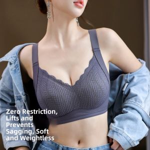 Invisible Seamless Gather Bra For Women Lightweight