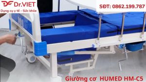 Giường cơ đa năng 5 tay quay HUMED HM-C5 - Hỗ trợ chăm sóc người già người bệnh
