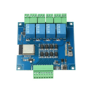 Aideepen | ESP32 RS485 Modbus Wifi Bluetooth Relay Optocoupler Isolation Module Tyep C 4/8 Channel Relay Module DC 9-24V