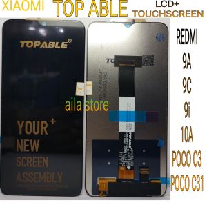LCD TOUCHSCREEN XIAOMI REDMI 9A/9C/9i/10A/POCO C3/POCO C31 TOP ABLE FULLSET