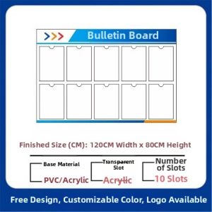 RUIKELAIXIANG | Acrylic Safety Information Bulletin Board