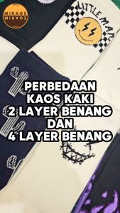Kaos Kaki Oldschool - Kaos Kaki Skate Bart Simpson Face Dasar Hitam - 4LAYER BENANG - C47