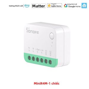 Sonoff | Công Tắc Thông Minh WiFi SONOFF MINI R4 Matter Relay Tương Thích Với Alexa Google Home Homekit Mô-đun Tự Động Hóa