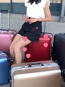 กระเป๋าเดินทาง Travel luggage 20/24 นิ้ว มีพอร์ตชาร์จ USB กระเป๋าล้อลาก 360องศา วัสดุ ABS+PC กันน้ำ กันแรงกระแทก 4 ล้อหมุน