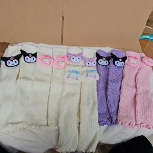 Tất ống chân len MINK BABY cho bé gái vớ ống chân co giãn mềm mịn