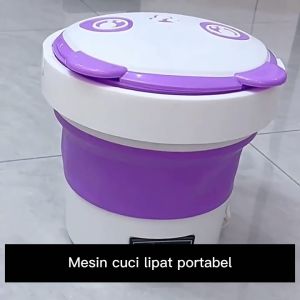 6.5L Mesin Cuci Mini Portabel Mesin Cuci Lipat Mesin Cuci Pakaian Bayi Mesin Cuci Pakaian Dalam