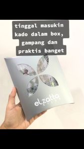 Elzatta Pillow box bungkus kado untuk 1 hijab packging mini hampers