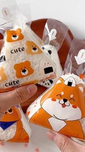 [10 PCS] Plastik Onigiri Segitiga | Bungkus Nasi Onigiri Sushi | Plastik Onigiri Packaging Bungkus Bento