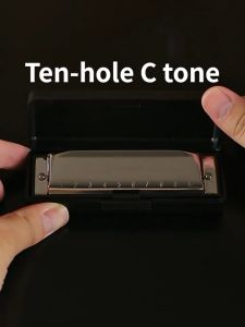 KAWES 10 Hole Harmonica Key of C Mouth Organ Music Sense Training Blues Harmonica